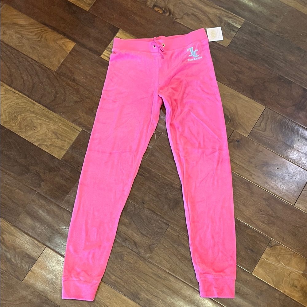 Juicy Couture Kids Vibrant Pink Sweatpants